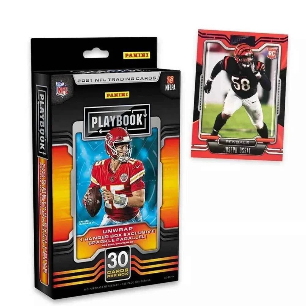 2 Box Lot 2021 Playbook NFL Football Mega Box and Hanger Box Auto Or Memorabilia